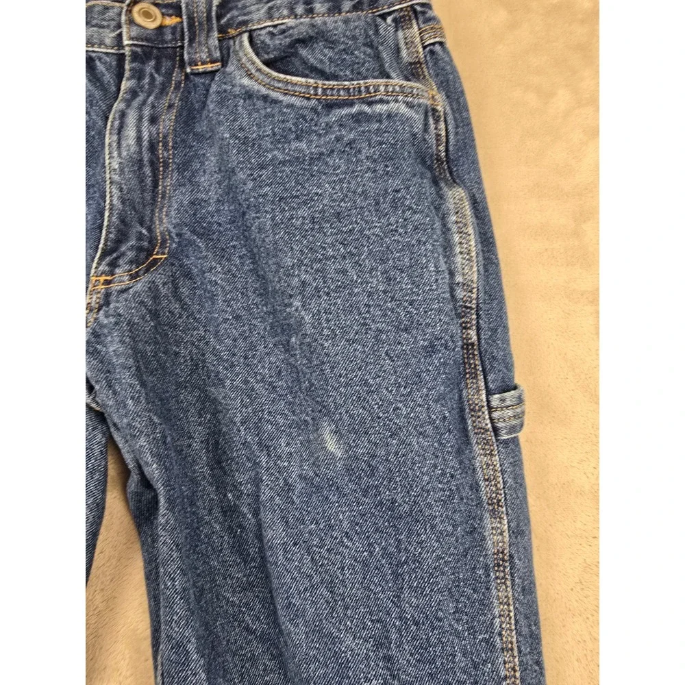 Berkley Jensen Carpenter Jeans Mens 32x32 Fit 31x31 Blue Denim Workwear Utility